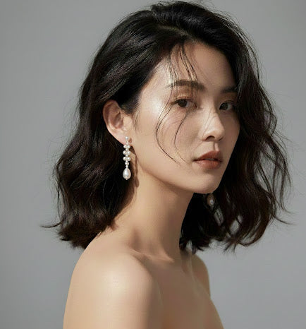 Handcrafted Freshwater Pearl Drop Earrings