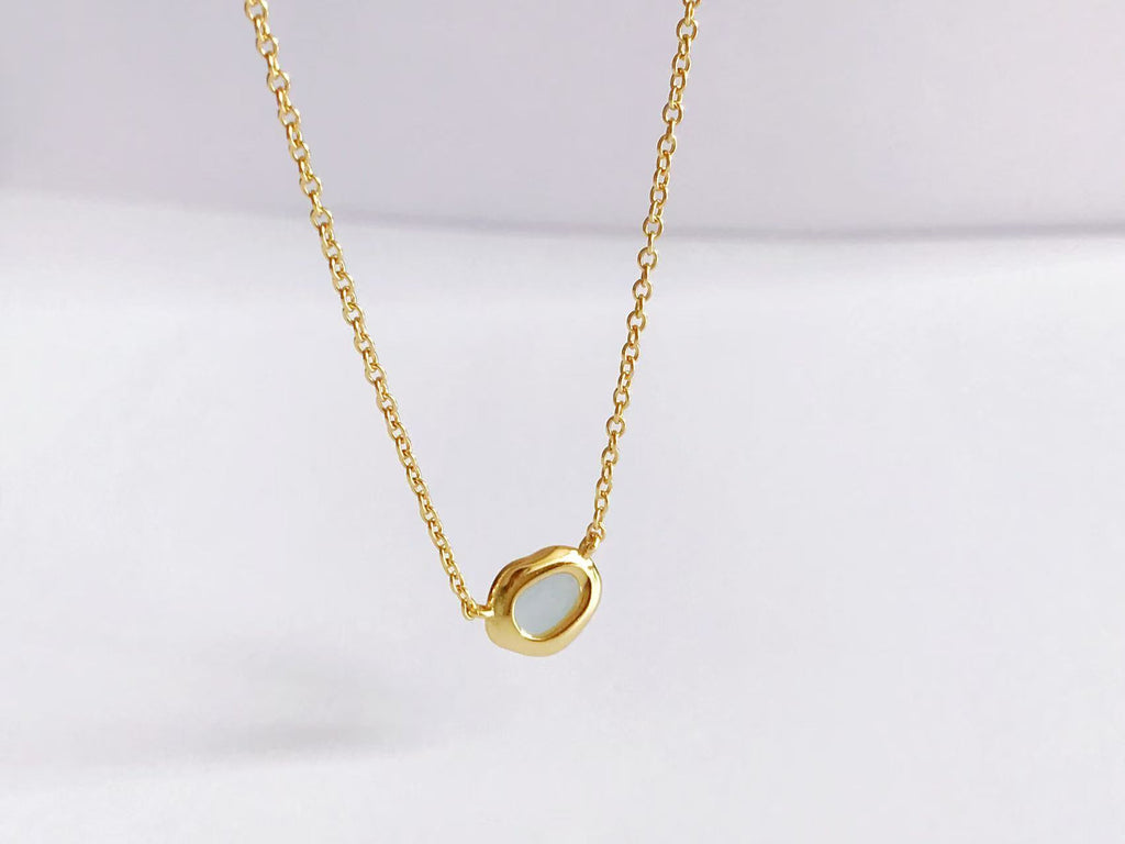 Aquamarine Glow Necklace