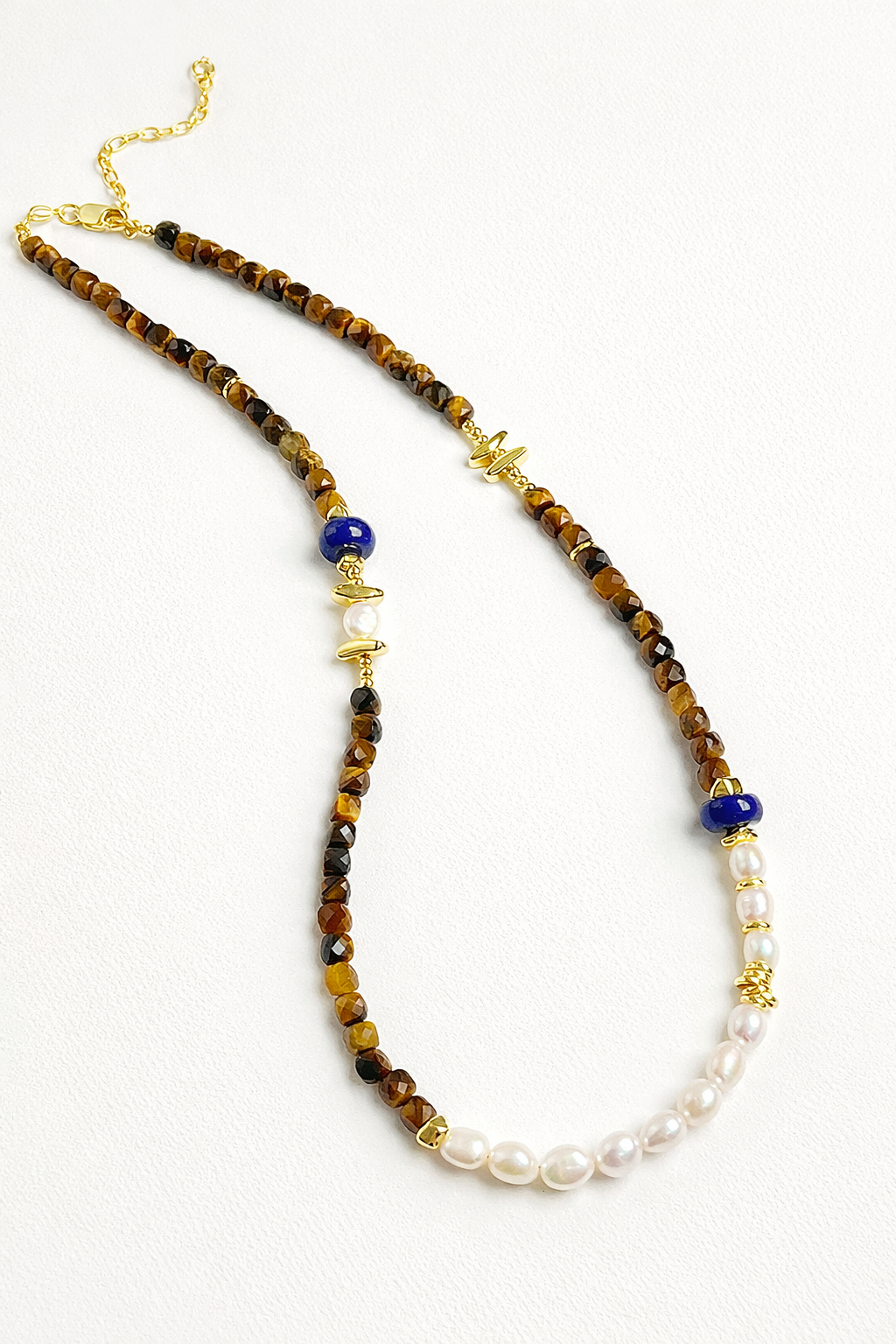 Harmony Pearl & Tiger’s Eye Necklace