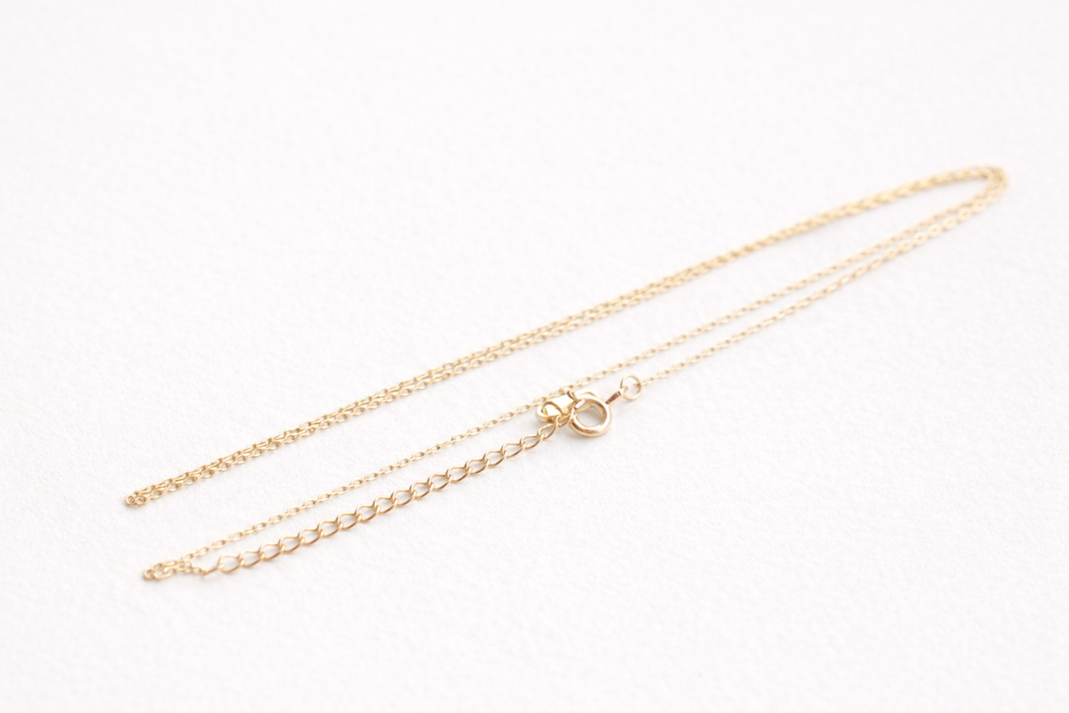 Minimal O-Link Chain Necklace – Gold Plated Sterling Silver | Everyday Layering Essential