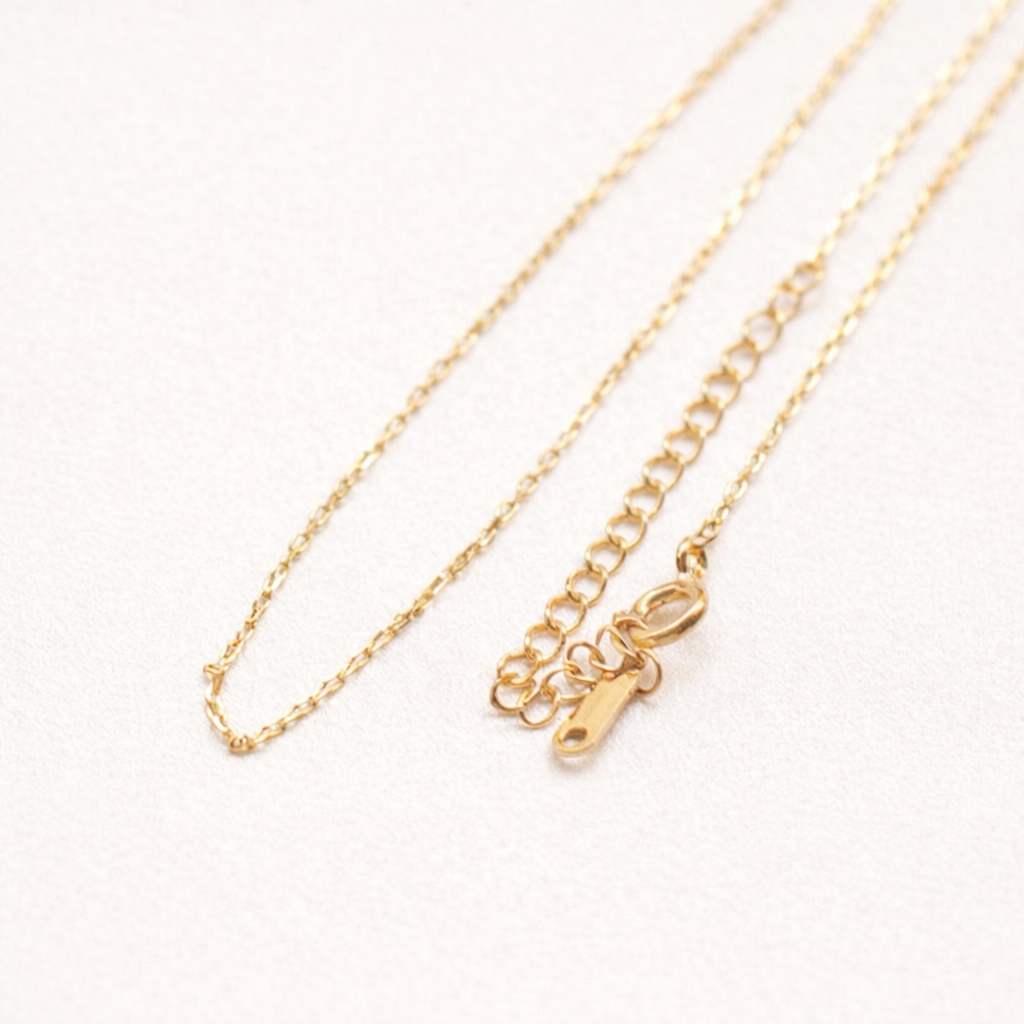 Minimal O-Link Chain Necklace – Gold Plated Sterling Silver | Everyday Layering Essential
