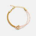 Natural Sunstone Double Strand Bracelet