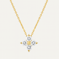 Shining Star Moissanite Clover Necklace