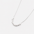 Sterling Silver Faceted Bead Necklace