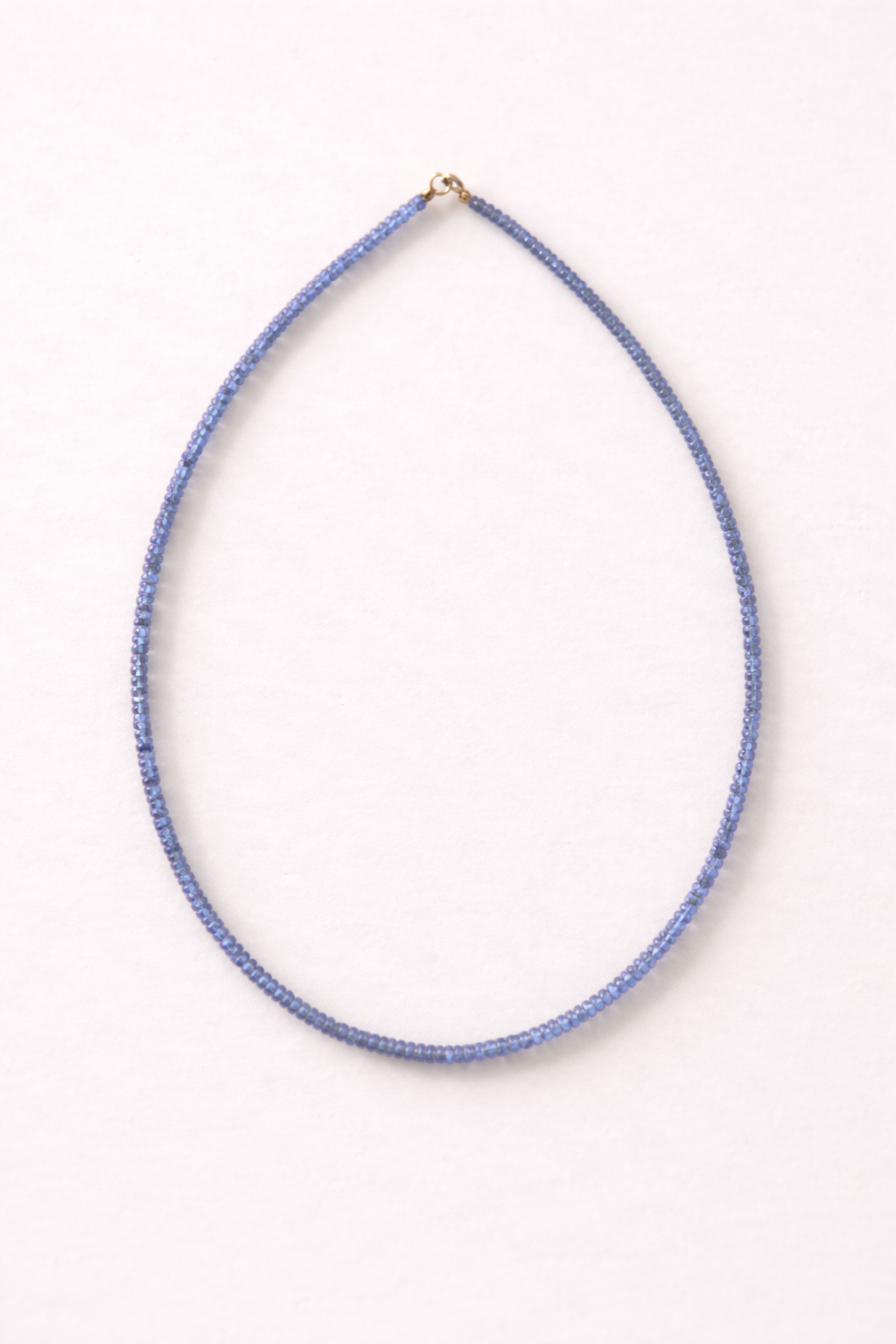 Tanzanite Beaded Chocker Necklace – December Birthstone