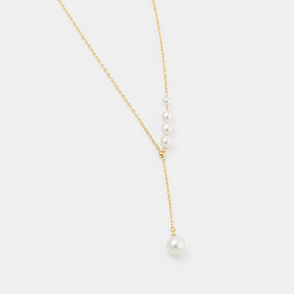 Freshwater Pearl Lariat Necklace