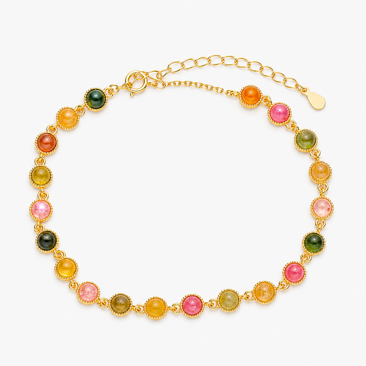 Tourmaline Bracelet – Gold Plated on Sterling Silver